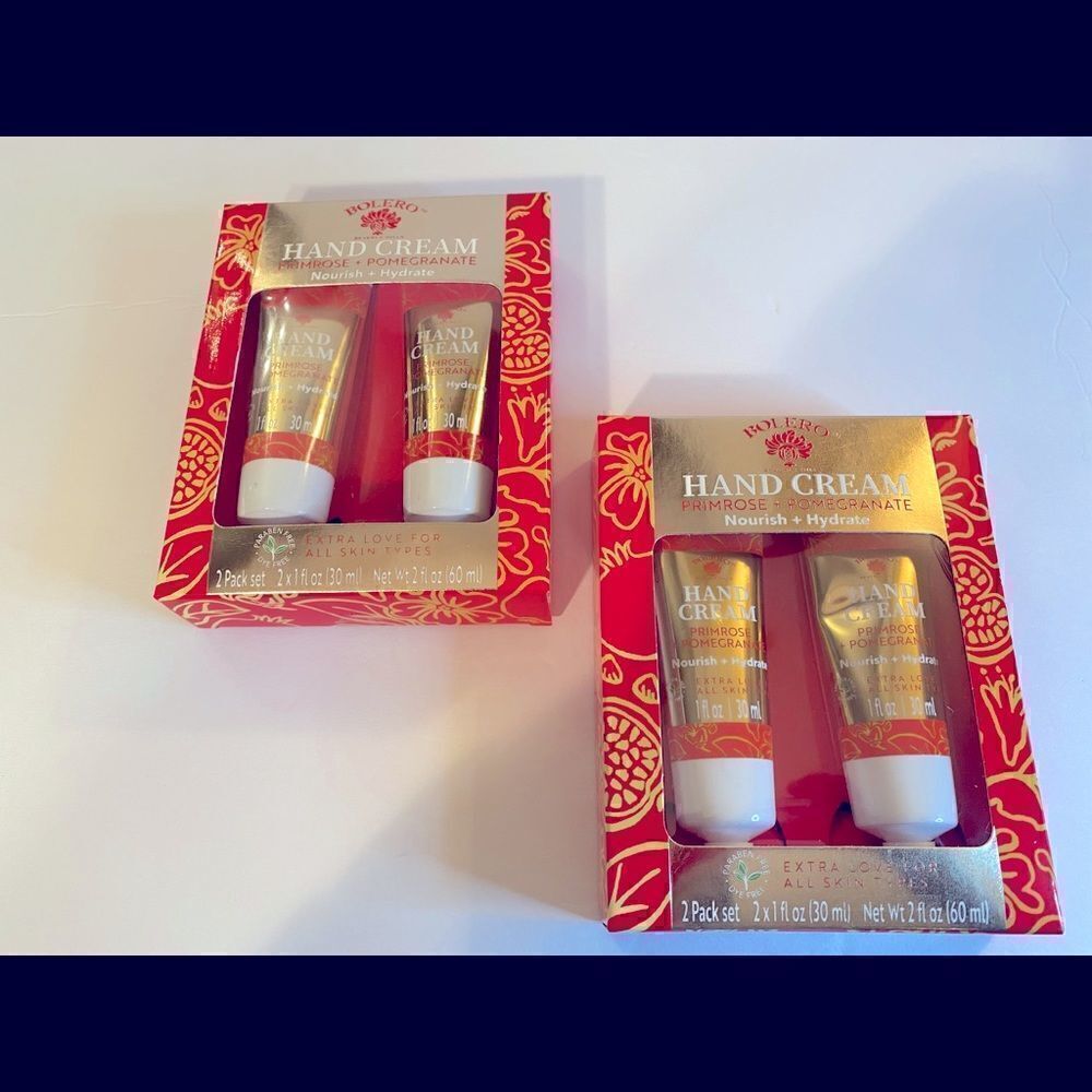 💥Bolero Beverly Hills Hand Cream Primrose + Promegranate Nourish + Hydrate